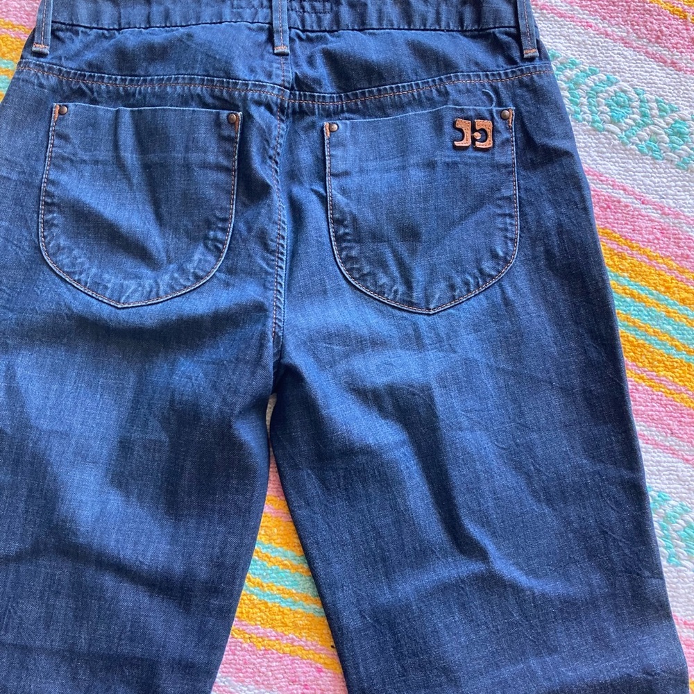 Blue Denim Jeans with Logo